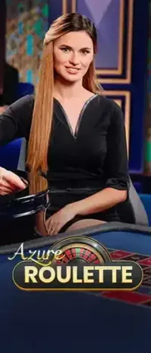 Stôl Azure Roulette naživo od Evolution